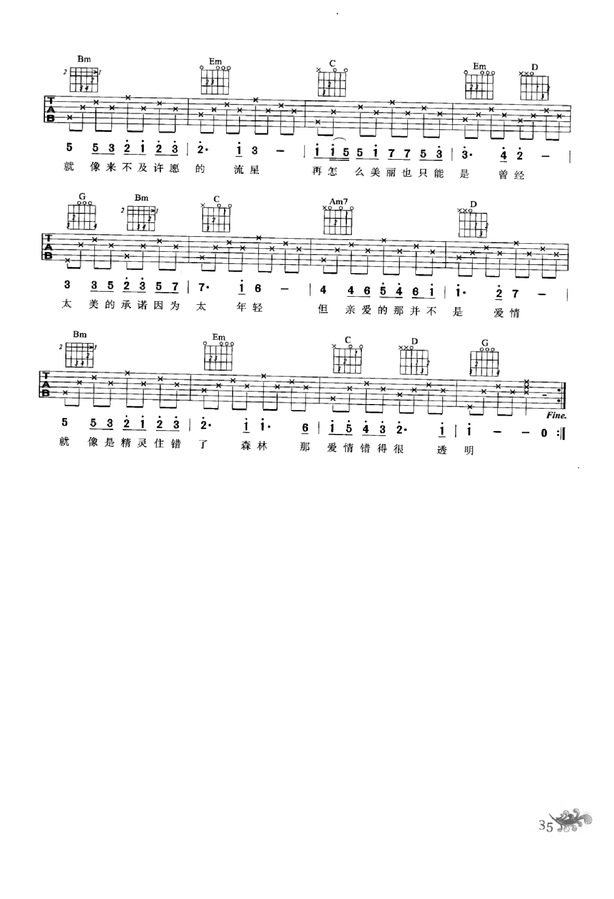 最易上手：吉他弹唱超精选152首曲谱-194.png