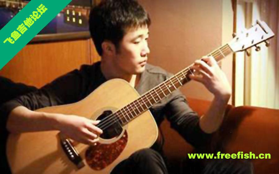孙培博《Sunflower》吉他指弹谱_吉他指弹演示示范