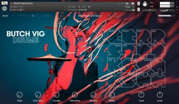 Native Instruments 推出用于 Kontakt 和 Kontakt Player 的 Butch Vig Drum...
