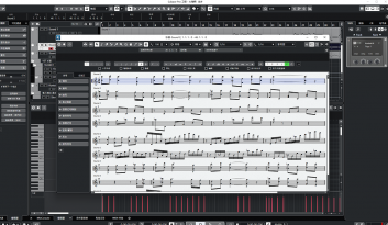 cubase 12 怎么查看五线谱