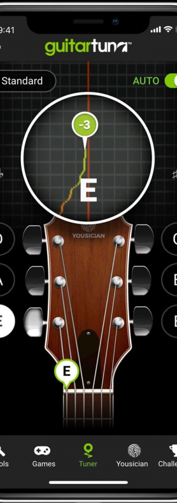 手机吉他调音器软体GuitarTuna v5.9.0安卓版本