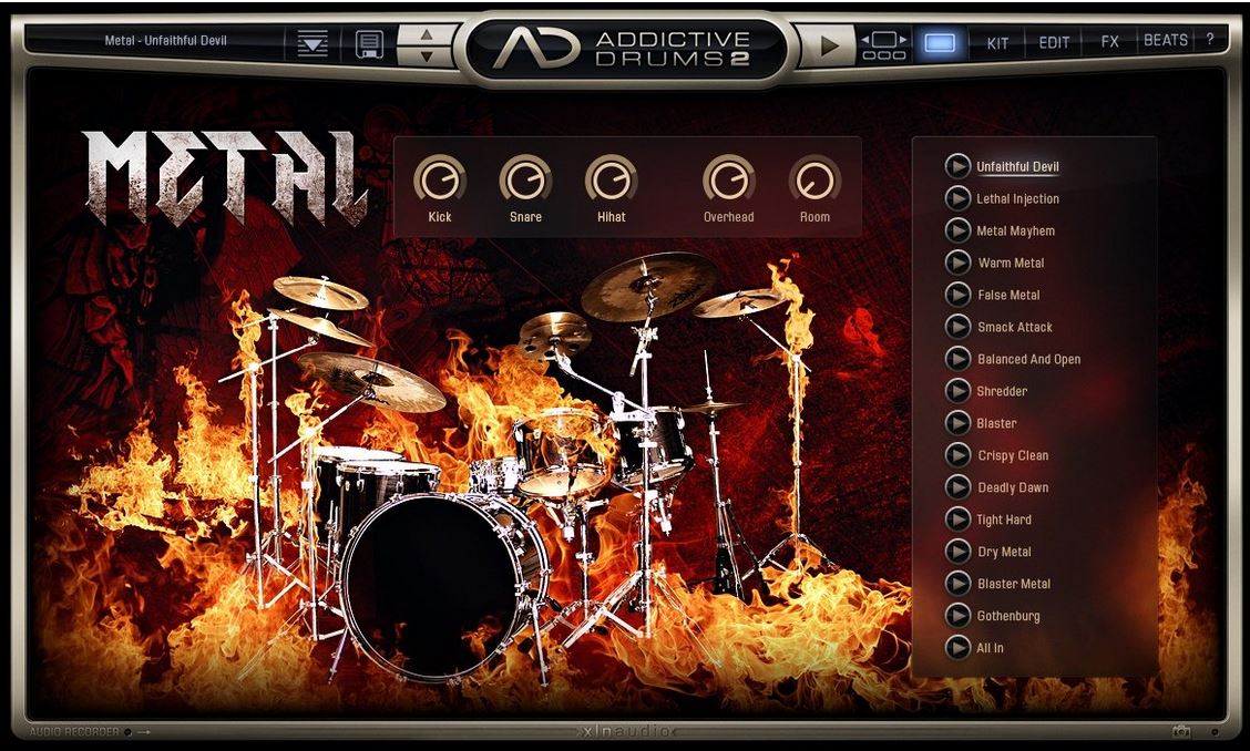 非常棒的鼓音源XLN Audio Addictive Drums 2(ADD鼓) v2.0.0