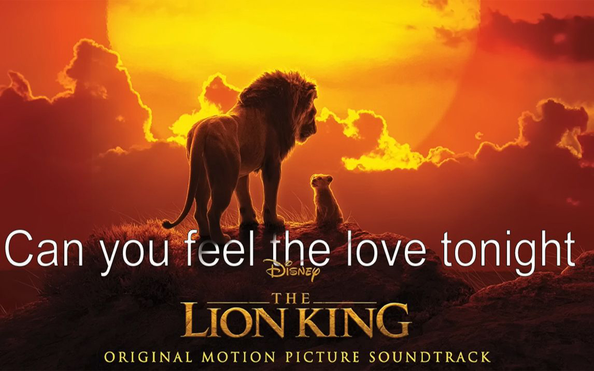 《can you feel the love tonight》吉他简谱C调弹唱谱Elton John