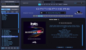 ILIO 发布由 BT 制作的 Omnisphere 2 音色库 Modern Wave