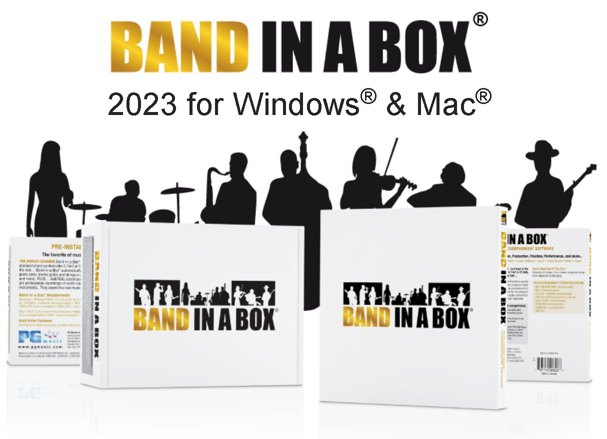 编曲软件Band-in-a-Box and RealBand 2023伴奏制作