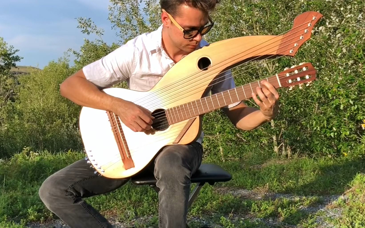 竖琴吉他(Harp Guitar)好多人不认识这把奇怪的吉他