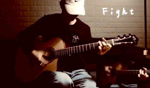 押尾桑Fight吉他谱六线谱高清版附指弹技巧讲解