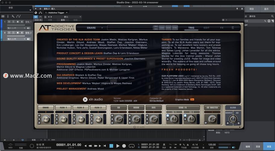 顶级鼓音源XLN.Audio.Addictive.Trigger.Complete.v1.1.3.WIN.OSX-R2R